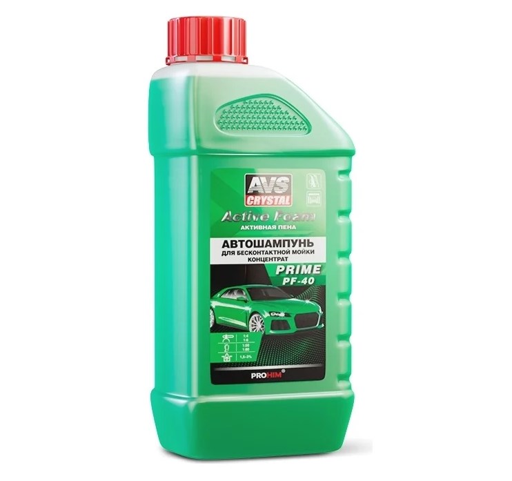 Шампунь для бесконтактной мойки AVS 1л Prime 1:80 PF-40