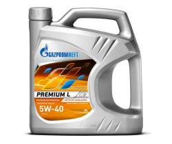 Масло моторное Gazpromneft Premium L 5w40 полусинтетика 4 литра